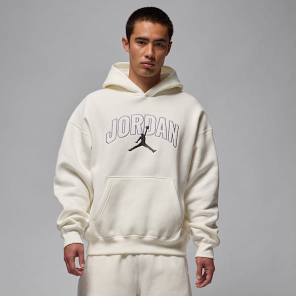 Jordan WeiB Hoodies Sweatshirts. Nike DE